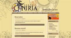 Desktop Screenshot of portailoniria.com