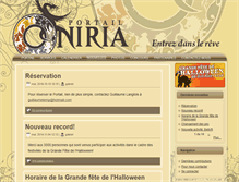 Tablet Screenshot of portailoniria.com
